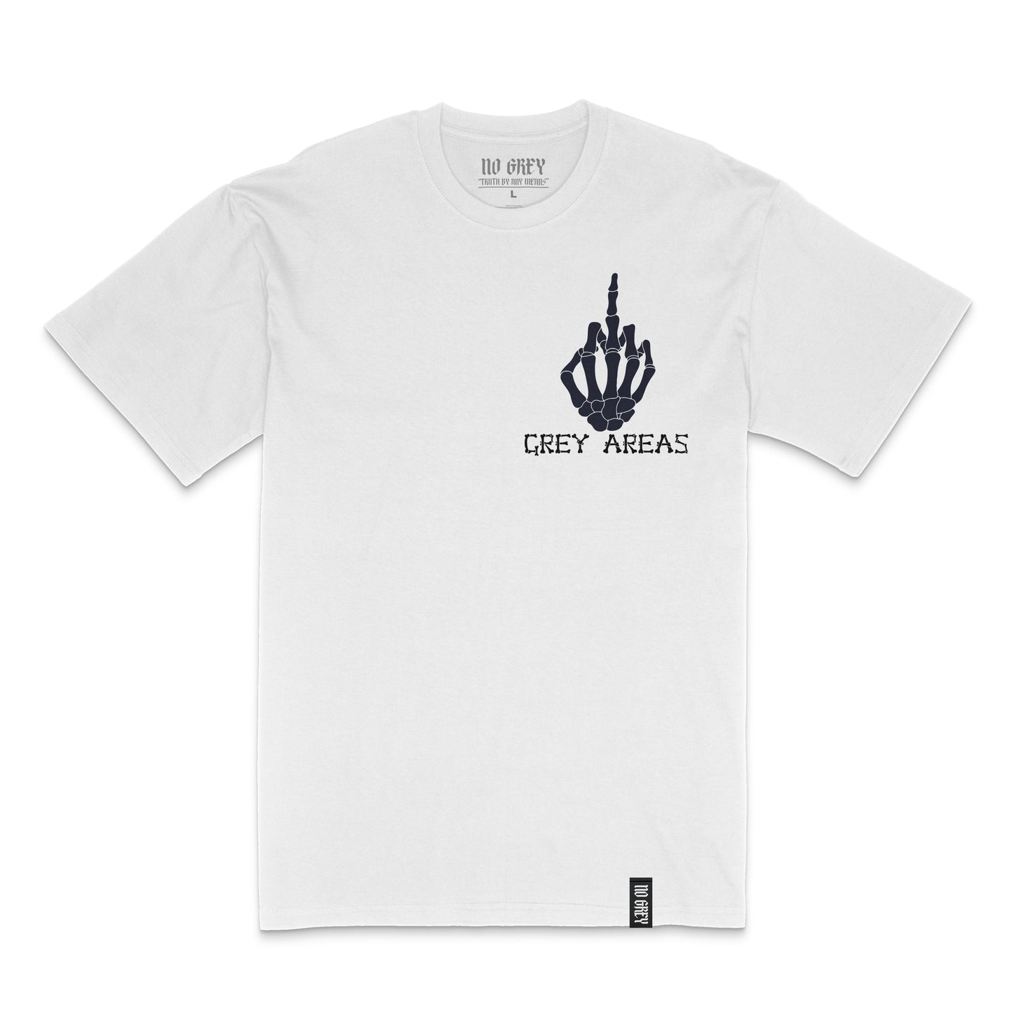 F*** Grey Areas: Premium Heavy T-Shirt (White)