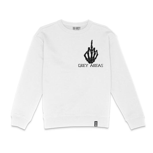 F*** Grey Areas - Premium Sweatshirt (White)