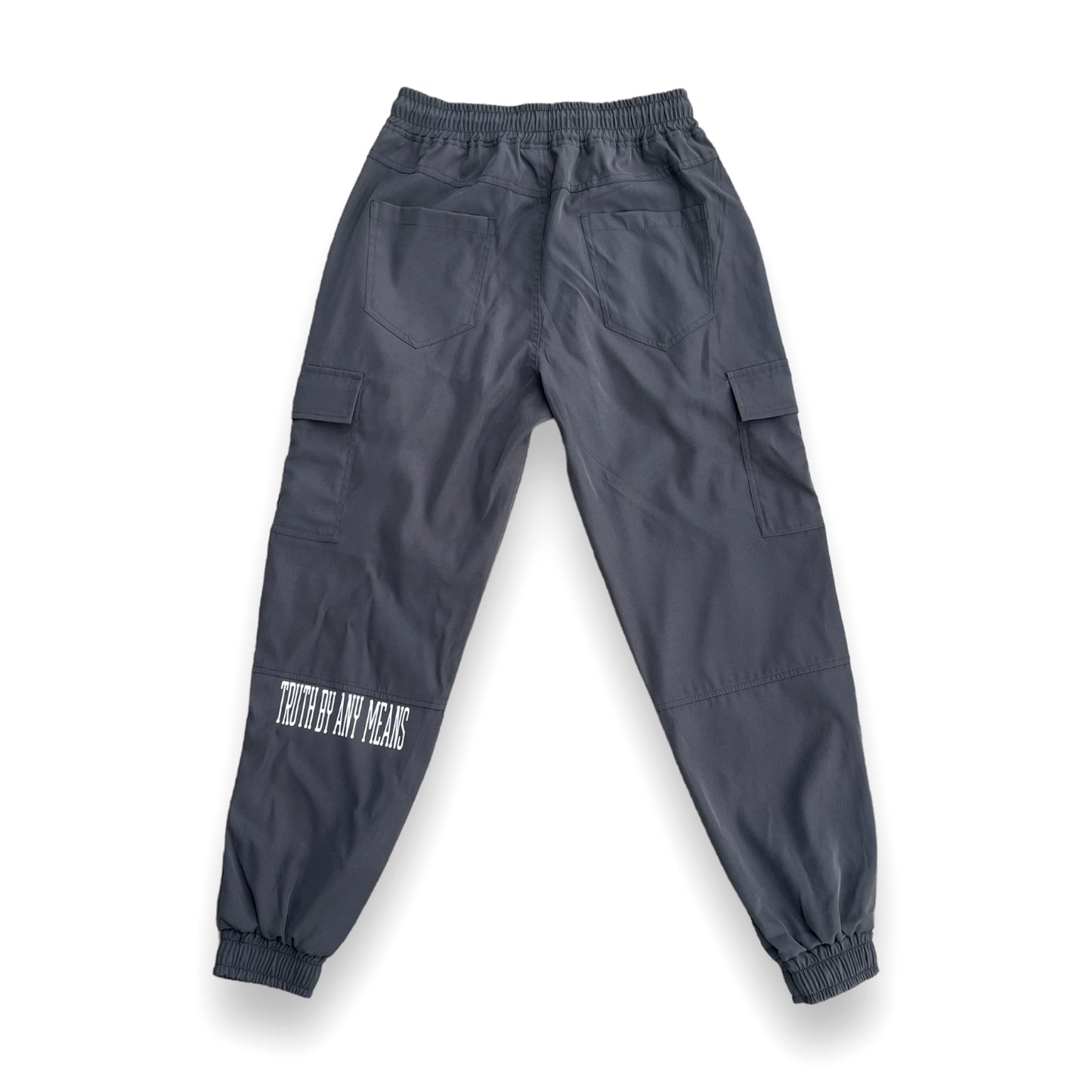 No Grey Reflective Cargo Pants (Grey)