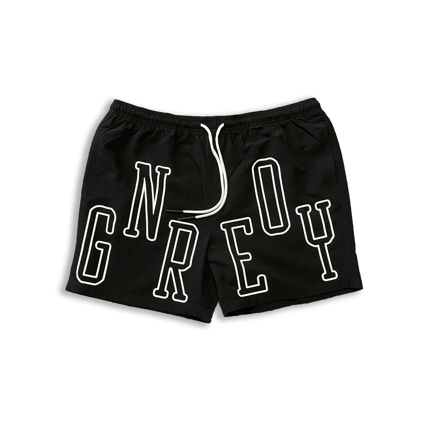 No Grey - Above Knee Nylon Shorts