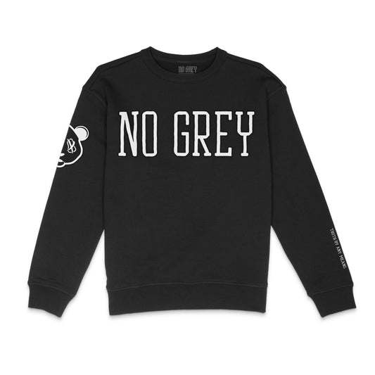 No Grey - Premium Sweatshirt (Black)
