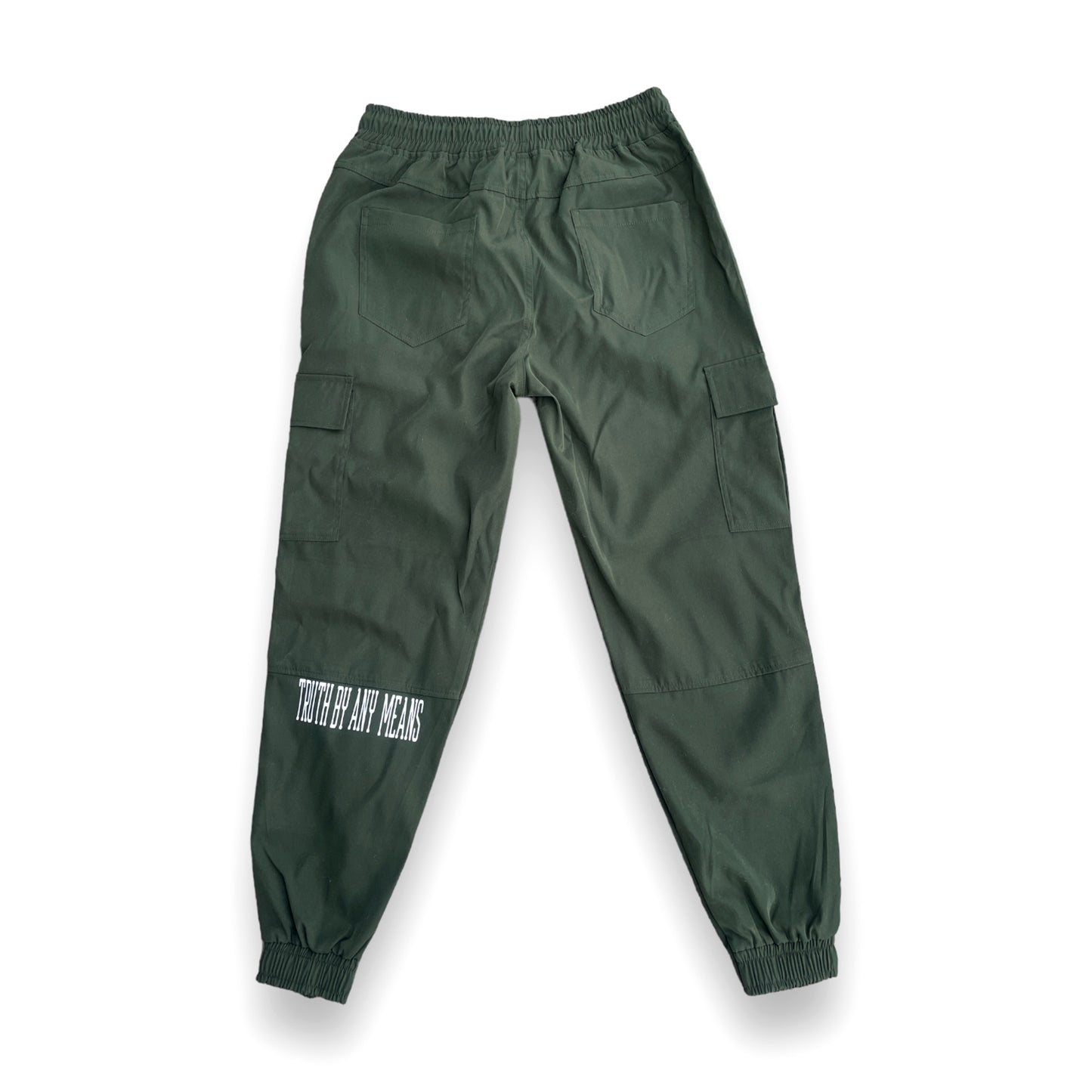No Grey Reflective Cargo Pants (Army Green)