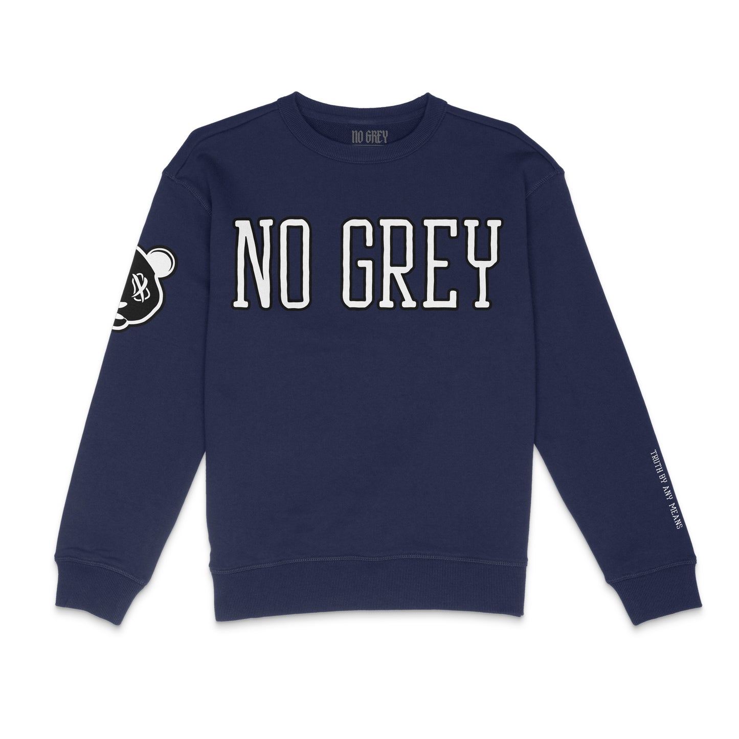 No Grey - Premium Sweatshirt (Navy)