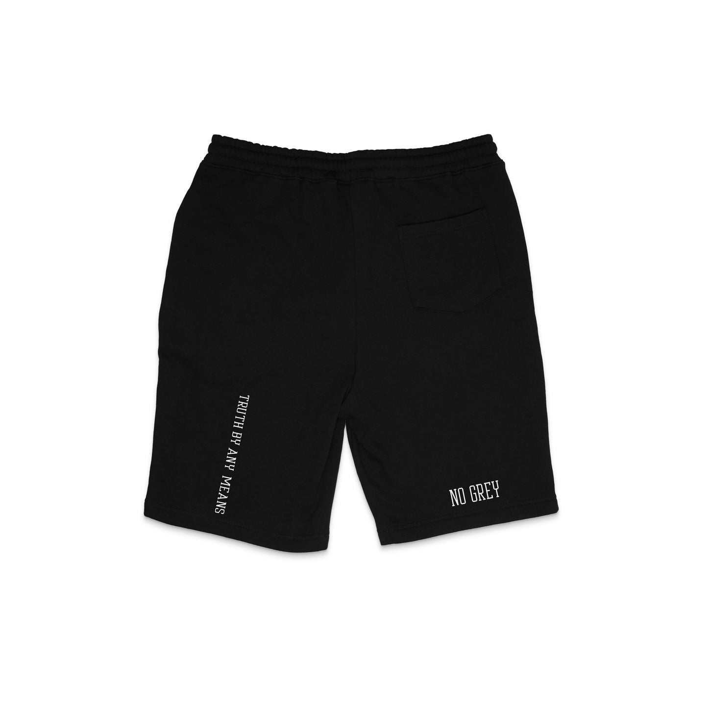 No Grey - Premium Fleece Shorts (Black)