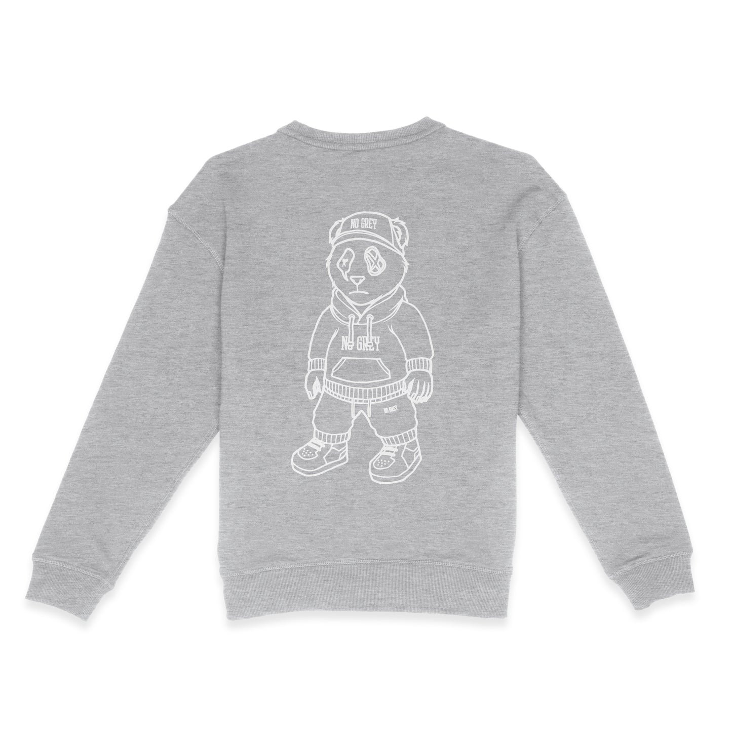 Panda - Premium Sweatshirt (Heather Grey)