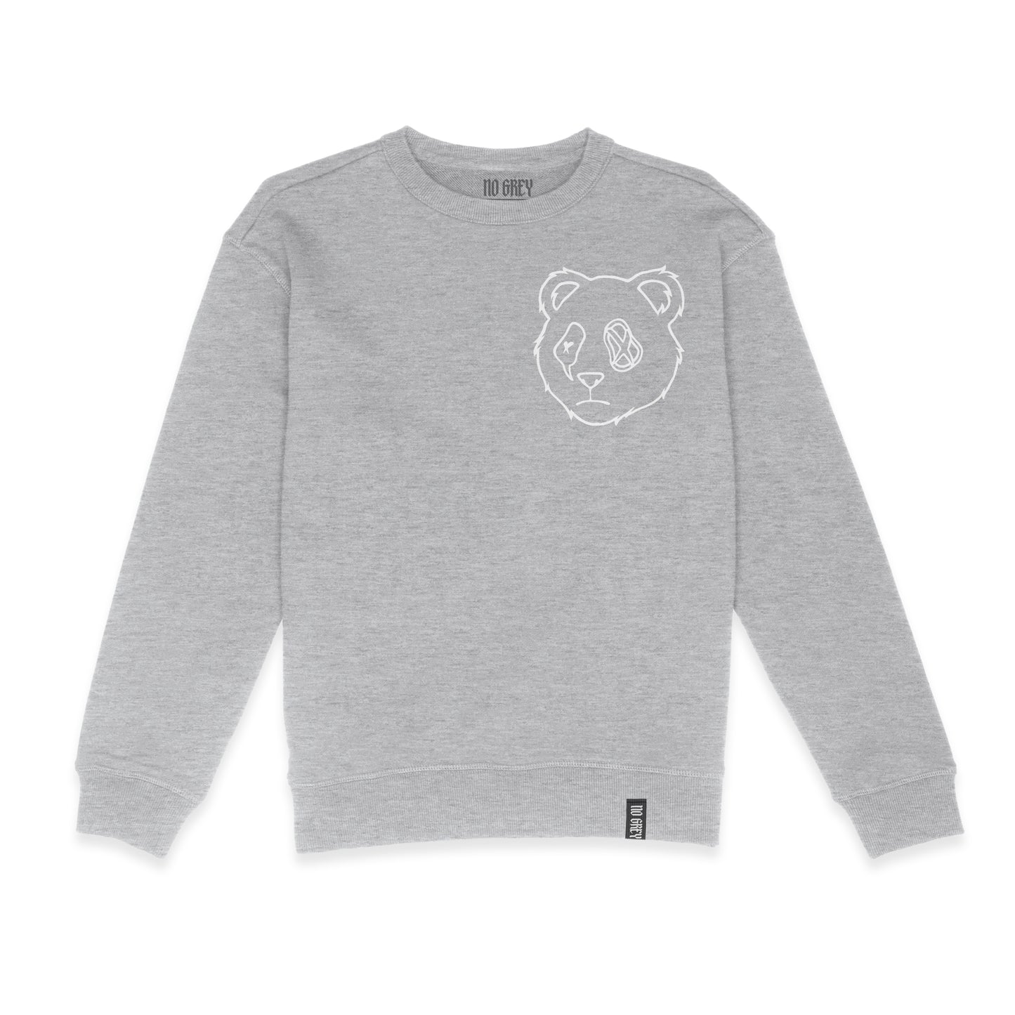 Panda - Premium Sweatshirt (Heather Grey)