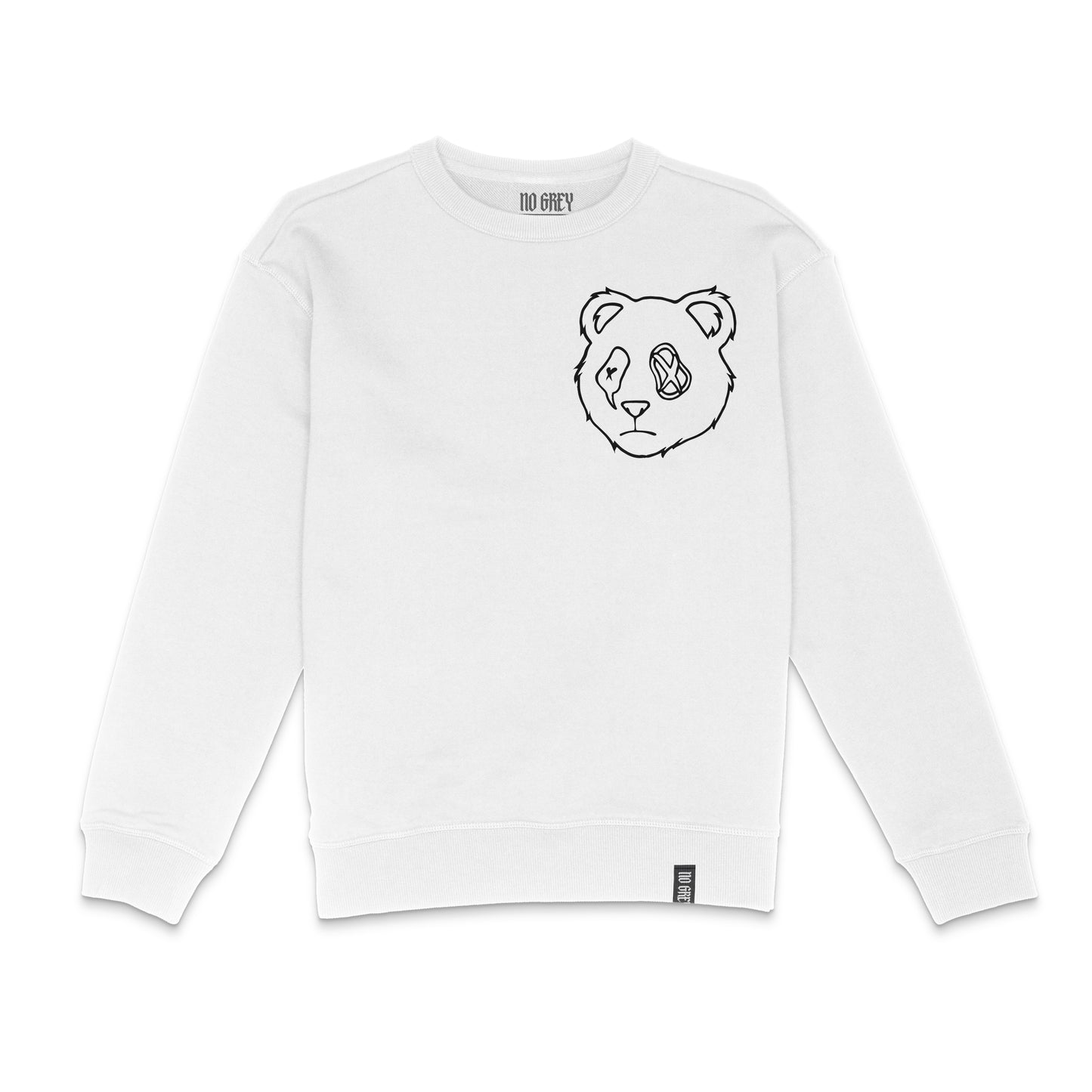 Panda - Premium Sweatshirt (White)