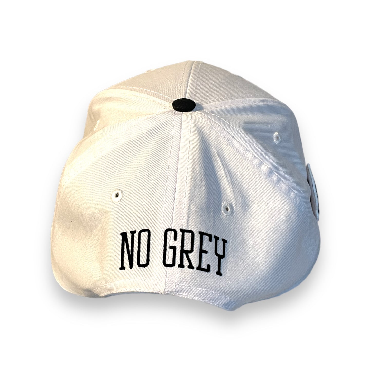 NG 5 Panel Snapback Hat (White / Black)