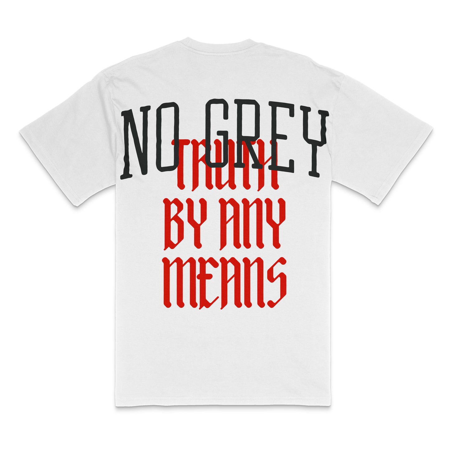 Truth By Any Means: Premium Heavy T-Shirt (Red) (2 Colors)