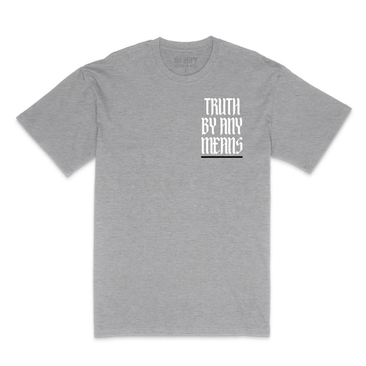 Truth By Any Means: Premium Heavy T-Shirt (Heather)